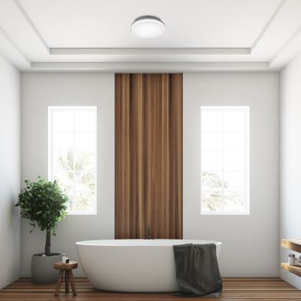 Rabalux - LED badkamer plafondlamp LED/18W/230V IP54 3000K/4000K/6000K Ø 22 cm