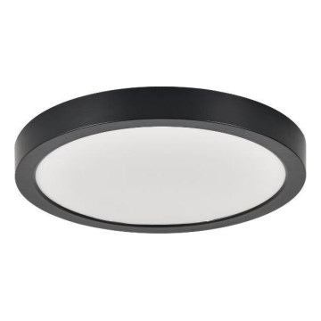 Rabalux - LED plafondlamp voor de badkamer LED/30W/230V Ø 30 cm IP44 zwart