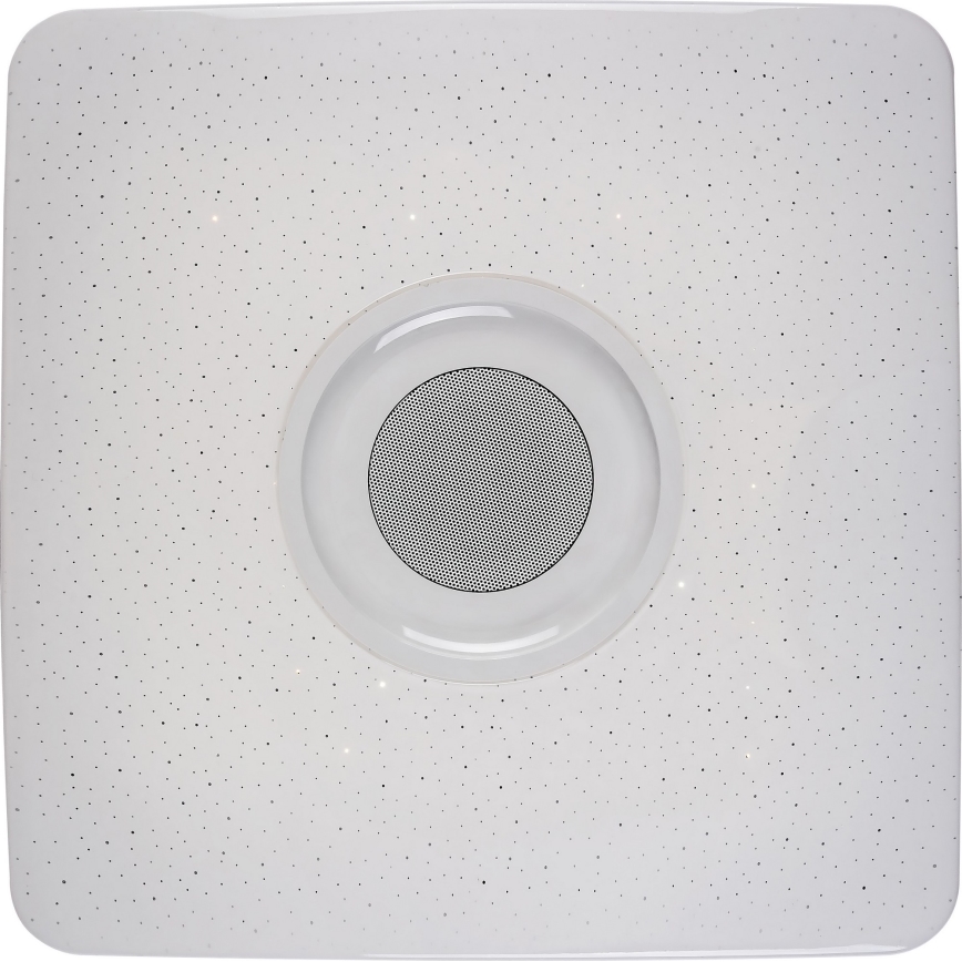 Rabalux - LED RGB dimbare plafondlamp met luidspreker LED/18W/230V 3000-6000K Bluetooth + afstandsbediening 36,5x36,5 cm