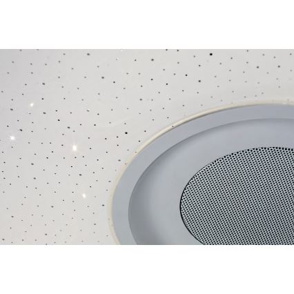 Rabalux - LED RGB dimbare plafondlamp met speaker LED/18W/230V 3000-6000K Bluetooth + afstandsbediening