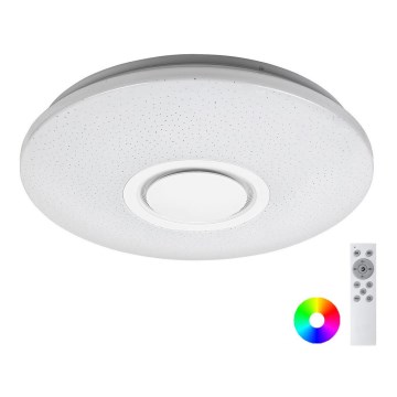 Rabalux - LED RGB Dimbare plafondlamp met speaker LED/24W/230V Wi-Fi Tuya + afstandsbediening