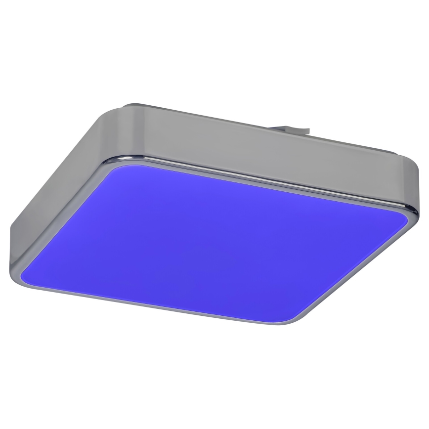 Rabalux - dimbare LED RGB plafondlamp voor de badkamer LED/22W/230V 3000-6000K IP44 + afstandsbediening 29x29 cm