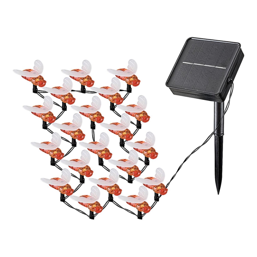 Rabalux - LED Solar ketting 20xLED/0,06W/1,2V IP44 600 mAh