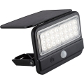 Rabalux - LED Solar wandlamp met sensor LED/7W/3,7V IP54 zwart
