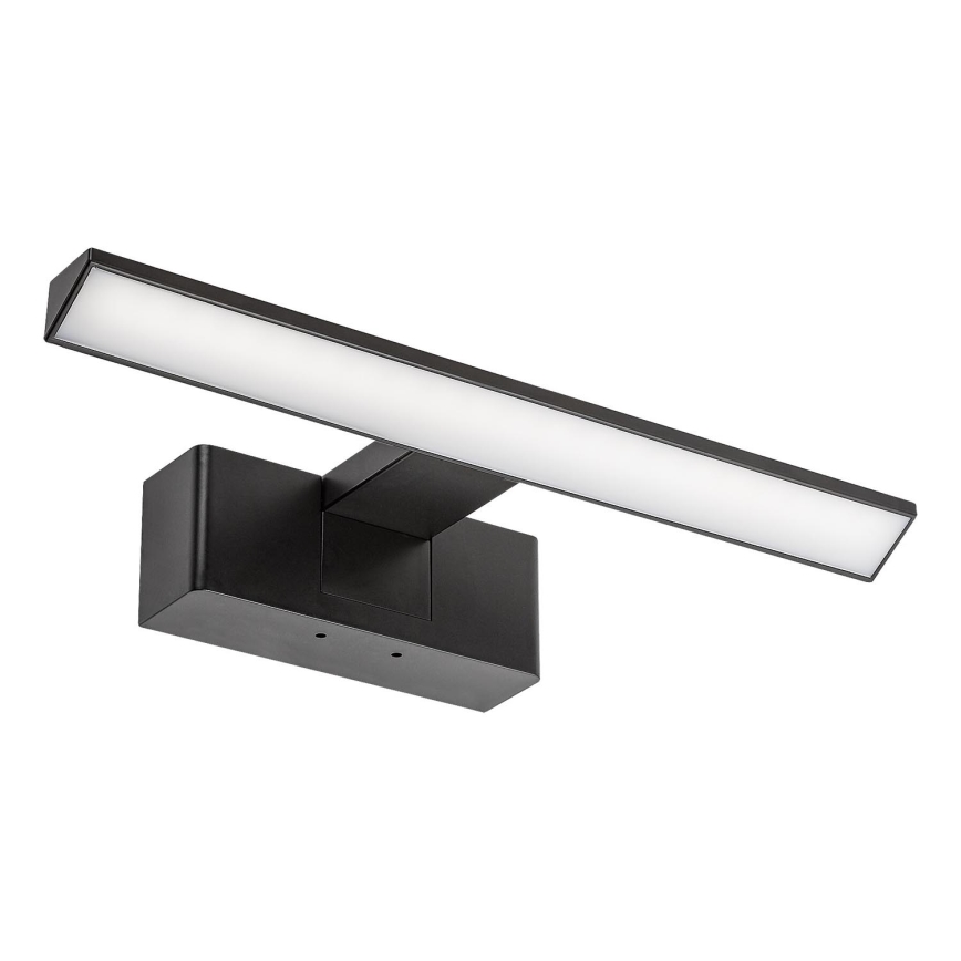 Rabalux - LED-spiegelverlichting voor badkamer, 6W, 230V, IP44, 30 cm, zwart