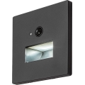Rabalux - LED traplamp met bewegings- en schemersensor, LED/1W/230V, 3000/4500/6500K, zwart