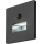 Rabalux - LED traplamp met bewegings- en schemersensor, LED/1W/230V, 3000/4500/6500K, zwart