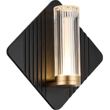 Rabalux - LED-wandlamp voor badkamer LED/7W/230V IP44 zwart/goud