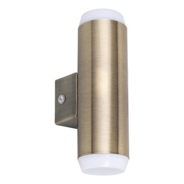 Rabalux - LED Wandlamp voor buiten 2xLED/4W/230V IP44 brons