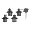 Rabalux - LED Zonne-energie lamp 8xLED/0,1W/1,2V IP44 1200 mAh