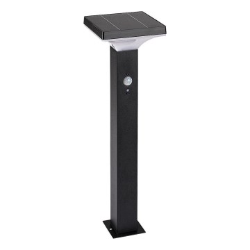 Rabalux - LED Zonne-energie lamp met sensor LED/4W/3,7V IP44 zwart 2200 mAh