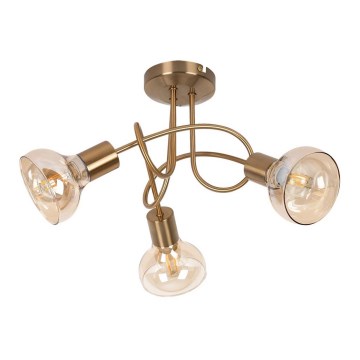 Rabalux - Plafondlamp 3xE14/40W/230V gouden