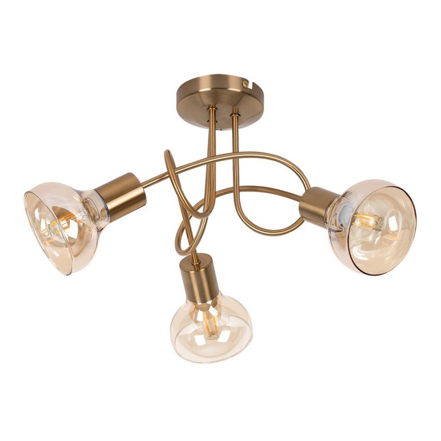 Rabalux - Plafondlamp 3xE14/40W/230V gouden