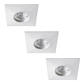 Rabalux - set van 3 LED-inbouwspots voor badkamer LED/4W/230V IP44