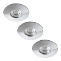 Rabalux - Set van 3 LED-inbouwspots voor de badkamer LED/4W/230V IP44