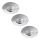Rabalux - Set van 3 LED-inbouwspots voor de badkamer LED/4W/230V IP44