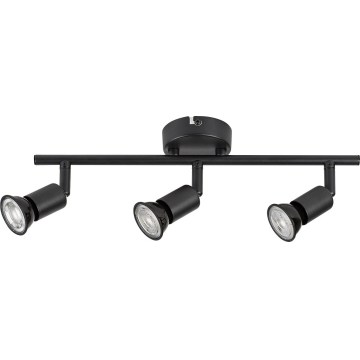 Rabalux - Spotlamp 3xGU10/25W/230V zwart