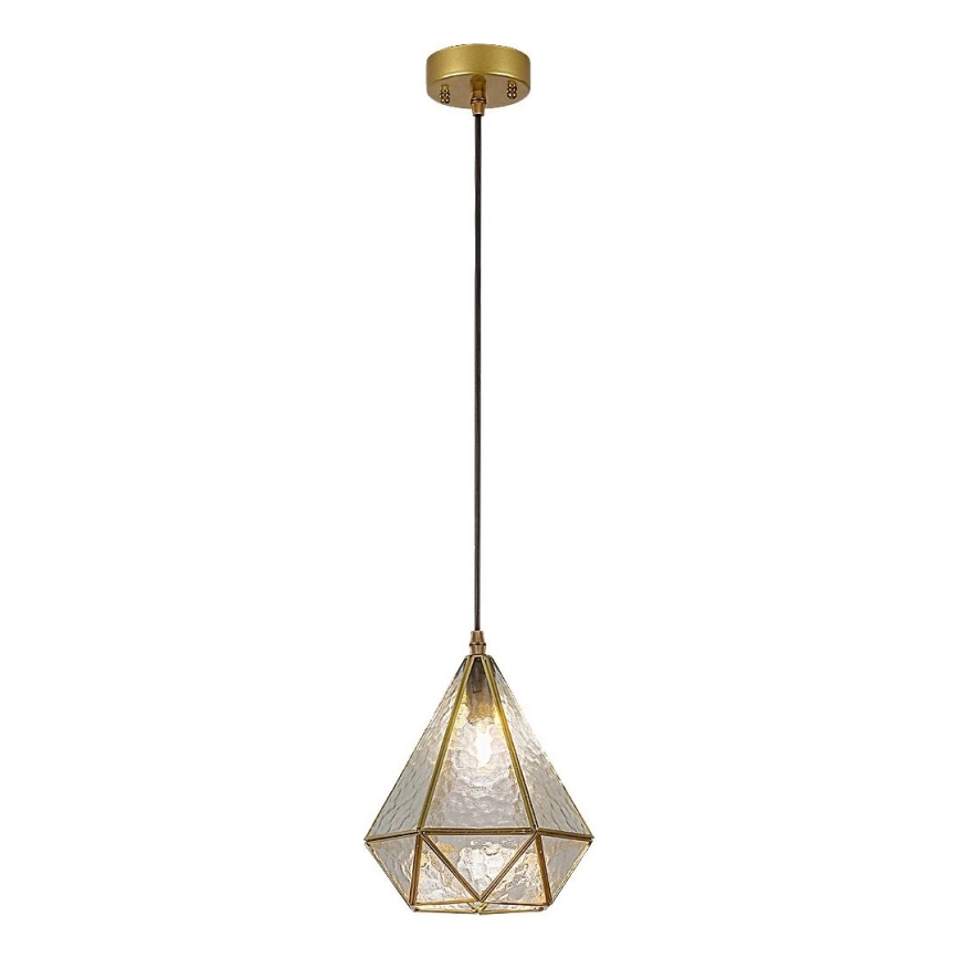 Rabalux - Tiffany glas-in-lood Hanglamp aan een touw 1xE14/40W/230V goud