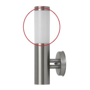 Rabalux - Vervangend glas voor buitenlamp INOX TORCH E27 wit