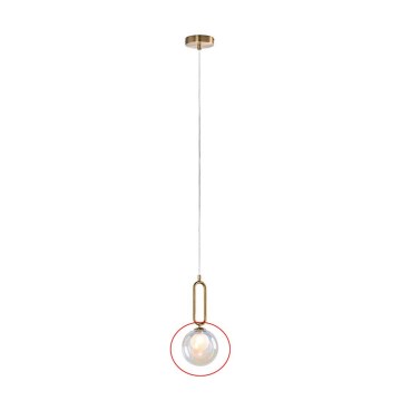 Rabalux - Vervangingsglas voor kroonluchter ROSEHIP G9 Ø 15 cm
