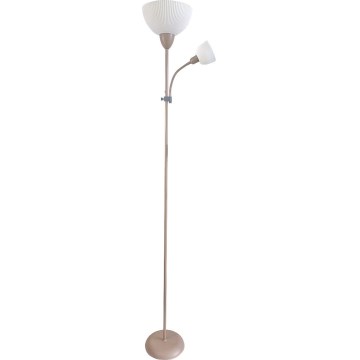 Rabalux - Vloerlamp 1xE27/60W/230V + 1xE14/25W beige