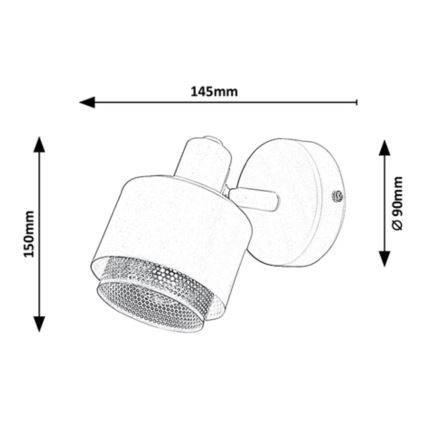 Rabalux - Wand Lamp 1xE14/40W/230V