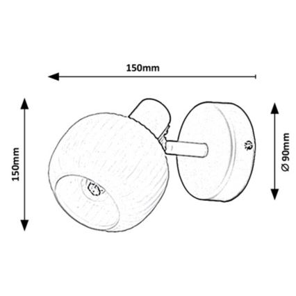 Rabalux - Wand Lamp E14/40W/230V