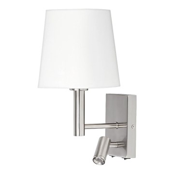 Rabalux - Wandlamp E27/40W + LED/3W