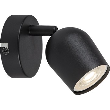 Rabalux - Wandspot 1x GU10/15W/230V zwart