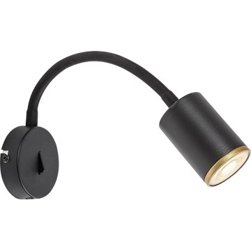 Rabalux - Wandspot 1xGU10/15W/230V zwart