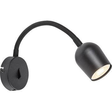Rabalux - Wandspot 1xGU10/15W/230V zwart