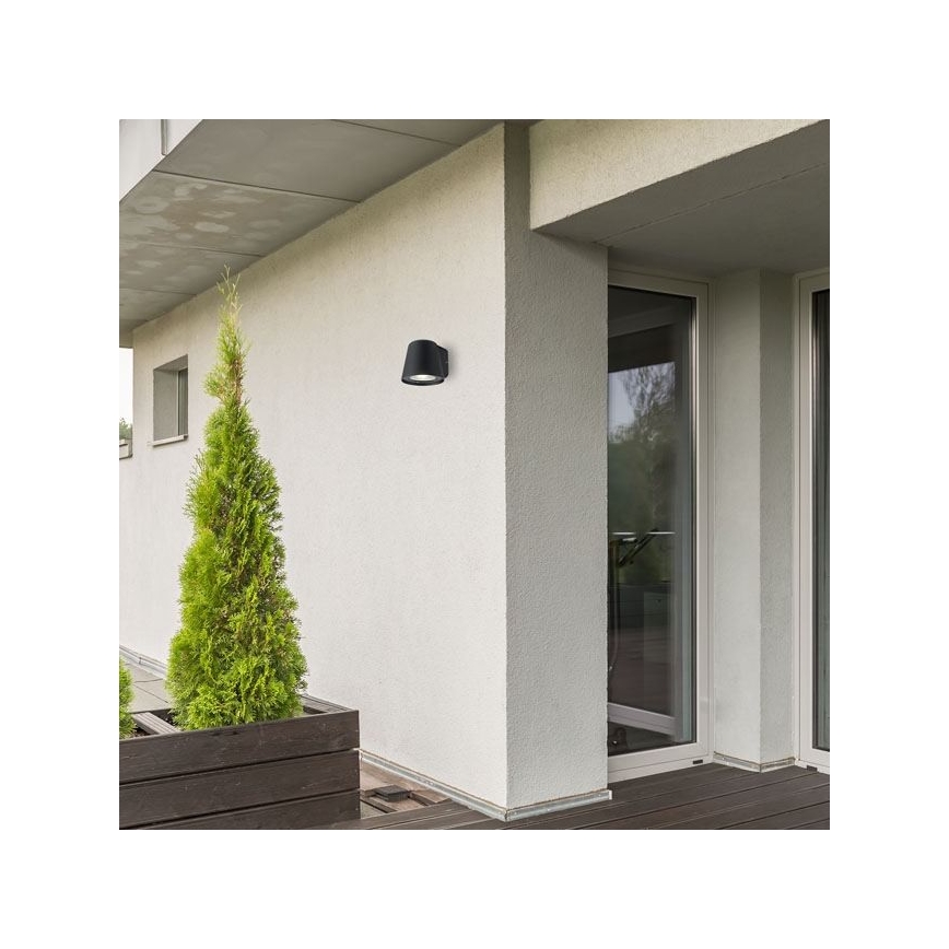 Rabalux - Zwarte Buiten wandlamp 1x GU10 / 35W / 230V IP54