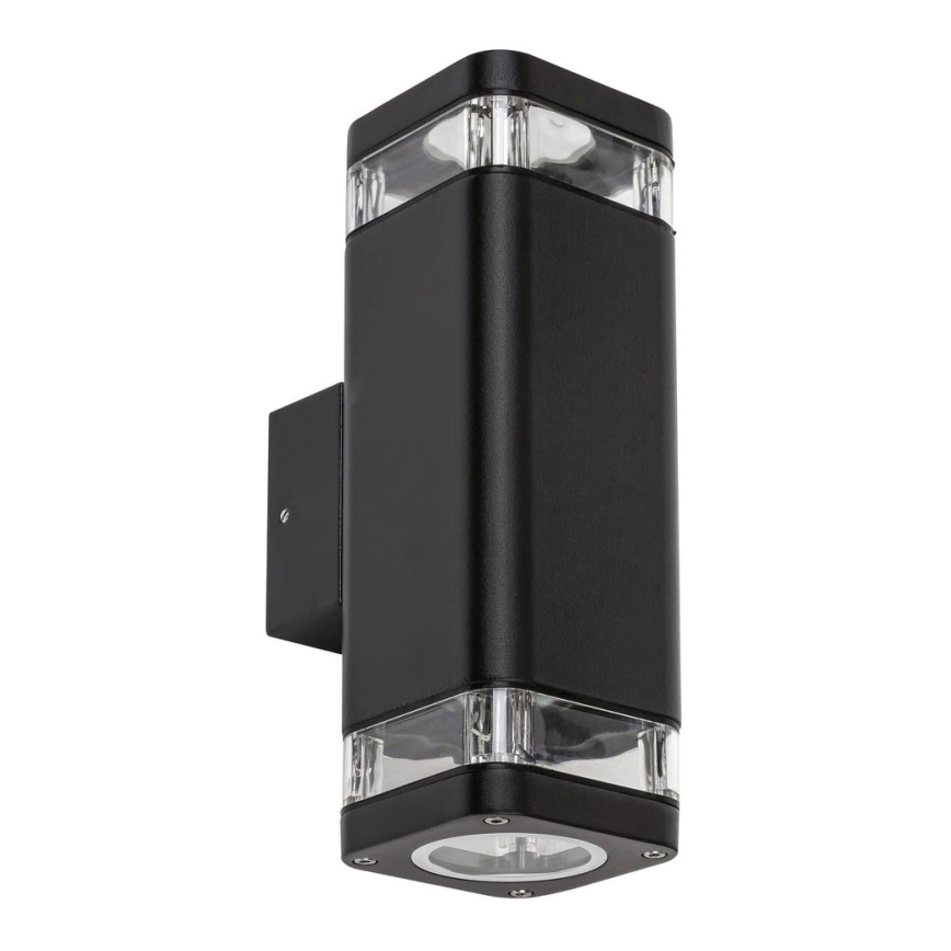 Rabalux - Zwarte buiten wandlamp 2x GU10 / 25W / 230V IP44