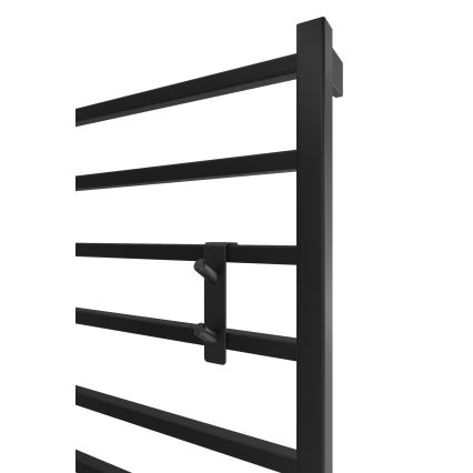 Radiatorhaak INOX roestvrij staal/zwart