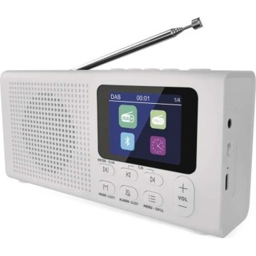 Radio DAB DAB+ FM 3W/5V/4xAA wit