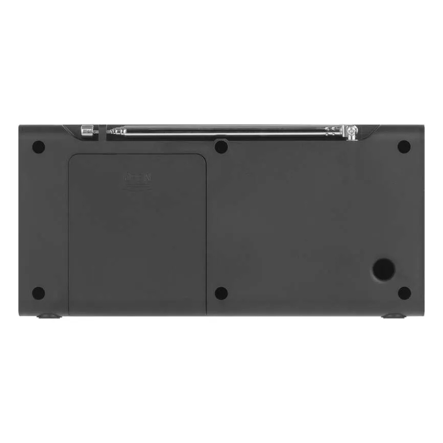 Radio DAB DAB+ FM 3W/5V/4xAA zwart