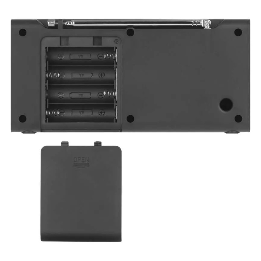 Radio DAB DAB+ FM 3W/5V/4xAA zwart