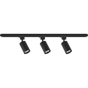 Railspot voor het TIGER railsysteem 3xGU10/10W/230V, zwart