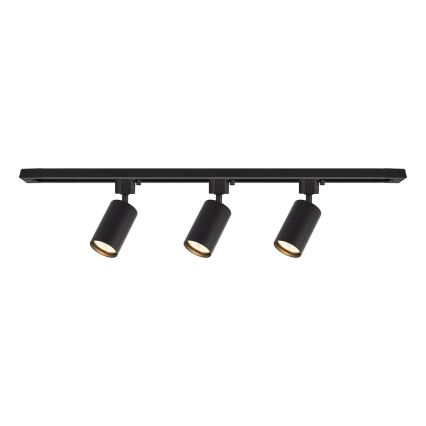 Railspot voor het TIGER railsysteem 3xGU10/10W/230V, zwart