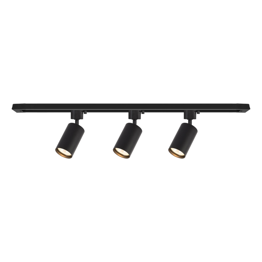 Railspot voor het TIGER railsysteem 3xGU10/10W/230V, zwart