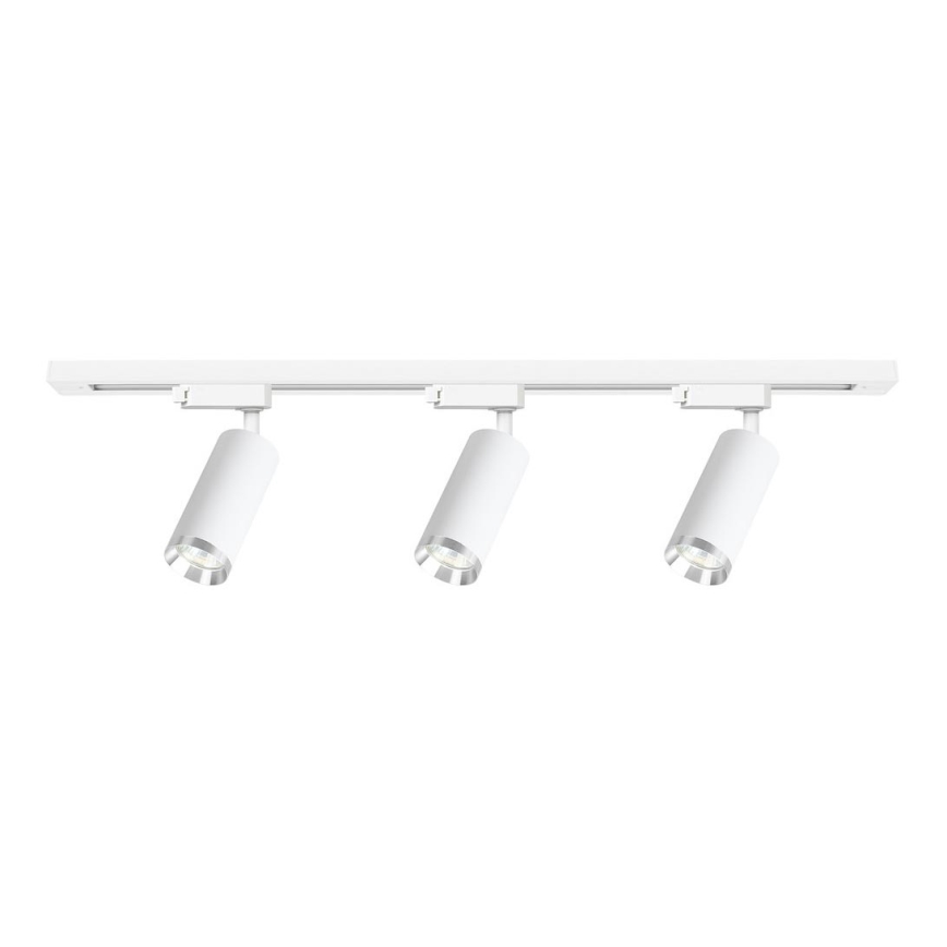 Railspot voor railsysteem MICA 3xGU10/10W/230V wit/mat chroom