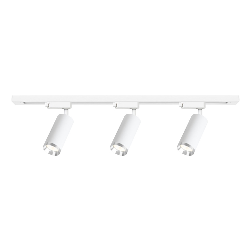 Railspot voor railsysteem MICA 3xGU10/10W/230V wit/mat chroom