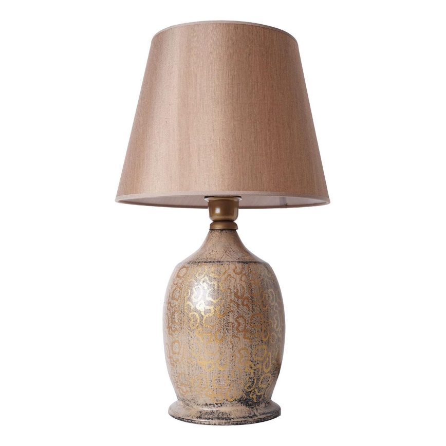 RAMZES Bureau Lamp 1xE27/40W/230V Bruin