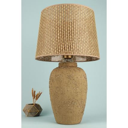 RAMZES bureau lamp 1xE27/40W/230V bruin