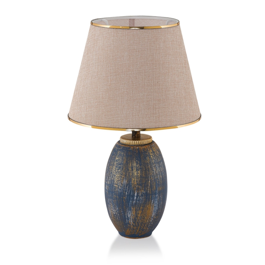 RAMZES bureau lamp 1xE27/40W/230V crème/blauw