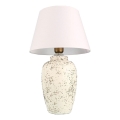 RAMZES Bureau Lamp 1xE27/40W/230V wit/creme