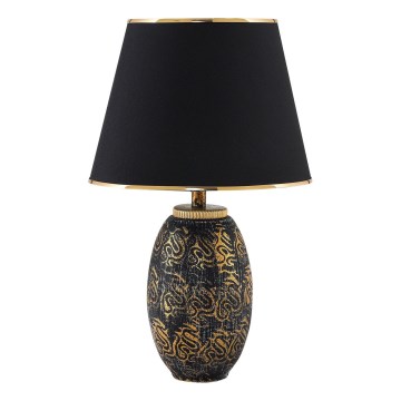 RAMZES bureau lamp 1xE27/40W/230V zwart/goud