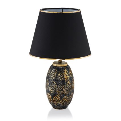 RAMZES bureau lamp 1xE27/40W/230V zwart/goud