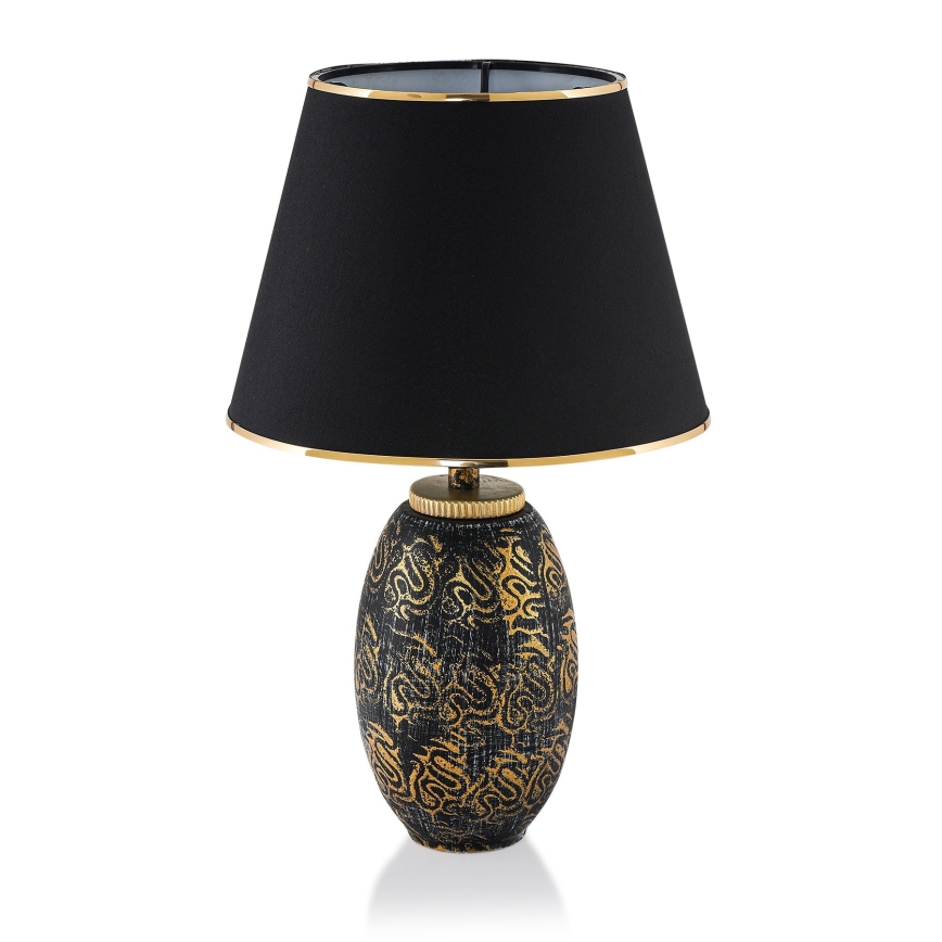 RAMZES bureau lamp 1xE27/40W/230V zwart/goud