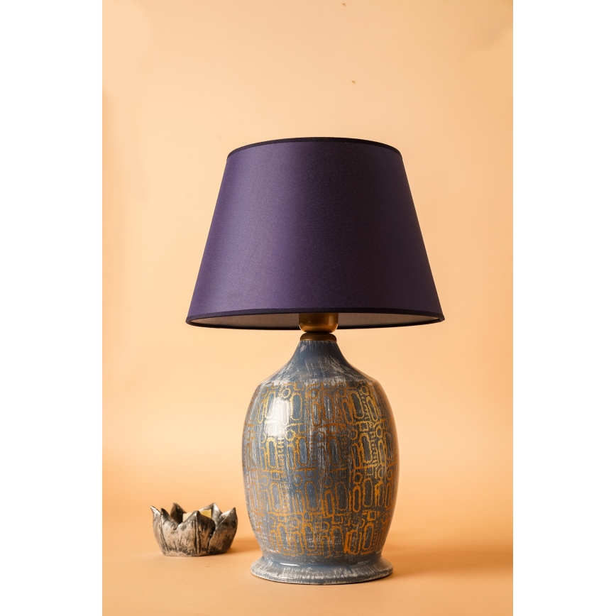 RAMZES bureaulamp 1xE27/40W/230V blauw